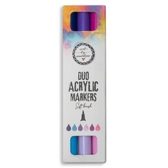 Studio Light Duo acrylic markers Purples Essentials nr.29 ABM-ES-MARK29 40x153x15mm