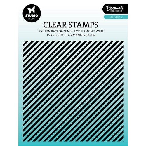 Studio Light Clear stamp Big stripes Essentials nr.629 SL-ES-STAMP629 138x138x3mm