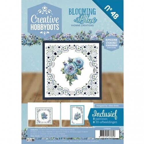 Yvonne Creations CH10048 - Creative Hobbydots 48 - Blooming Blue