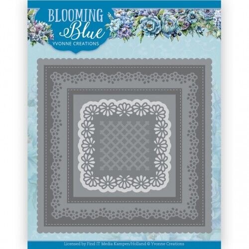 Yvonne Creations YCD10347 - Mal - Yvonne Creations - Blooming Blue - Blooming Square