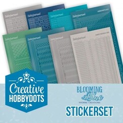 CHSTS048 - Stickerset Creative Hobbydots 48 - Blooming Blue