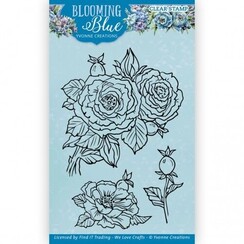 YCCS10081 - Clear Stamps - Yvonne Creations - Blooming Blue - Rosehip