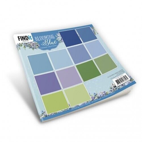 Yvonne Creations YCPP10072 - Paperpack - Yvonne Creations - Blooming Blue - Solid Colours