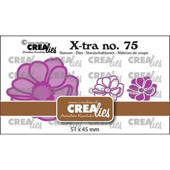 Crealies Xtra Anemoon klein CLXtra75 51x45mm