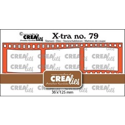 Crealies Xtra Filmstrip golvend horizontaal CLXtra79 36x125mm