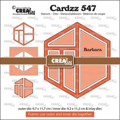 Crealies Cardzz Frame & Inlays Barbara CLCZ547 9,7x11,7cm