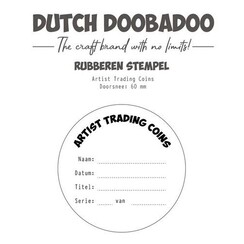 Dutch Doobadoo Rubber stamp ATC cirkel naam (NL) 497.004.003