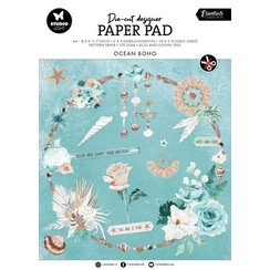 Studio Light Die-cut Paper Pad Ocean boho Essentials nr.168 SL-ES-DCPP168 294x210mm