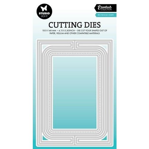 Studio Light Cutting dies Rectangle card shape Essent. nr.823 SL-ES-CD823 105x148mm