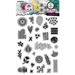 Studio Light Cling Stamp Journaling deco Signature Coll. nr.689 ABM-SI-STAMP689 148x210mm