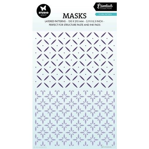 Studio Light Studio Light Mask  Floral pattern Essentials nr.275 SL-ES-MASK275 150x210mm