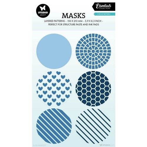 Studio Light Studio Light Mask Circle pattern Essentials nr.277 SL-ES-MASK277 150x210mm