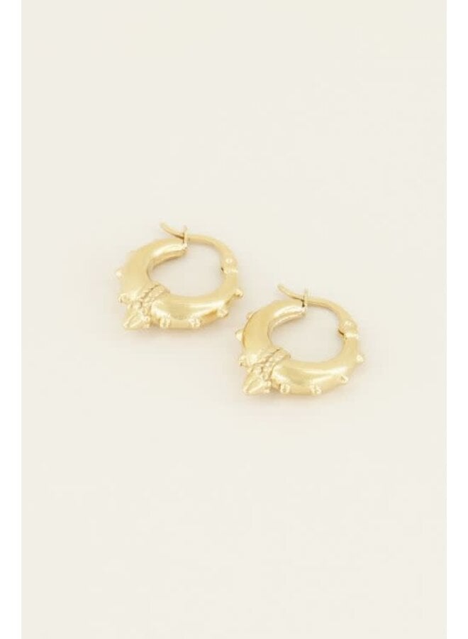 Chunky Oorringen Goud