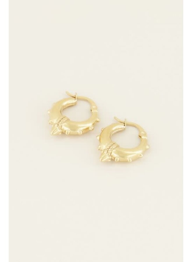 Chunky Oorringen Goud