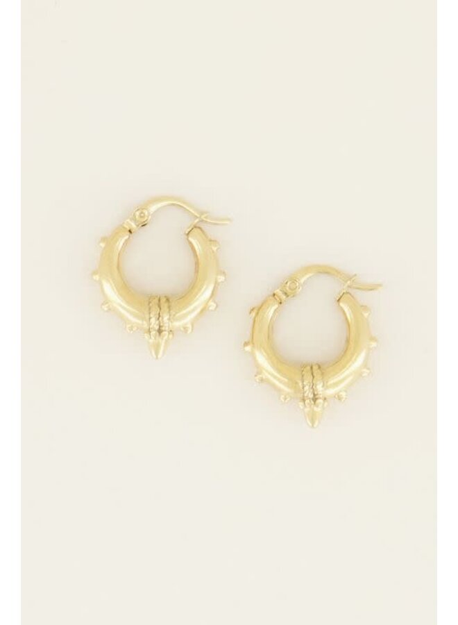 Chunky Oorringen Goud
