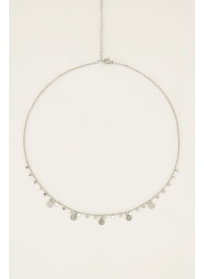 Ketting Ronde Bedels Zilver