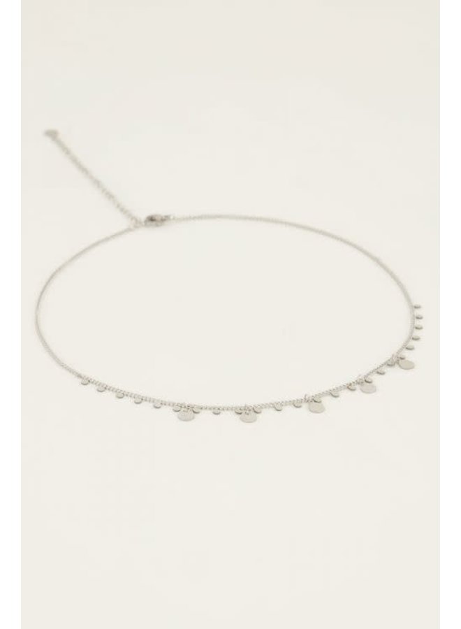 Ketting Ronde Bedels Zilver