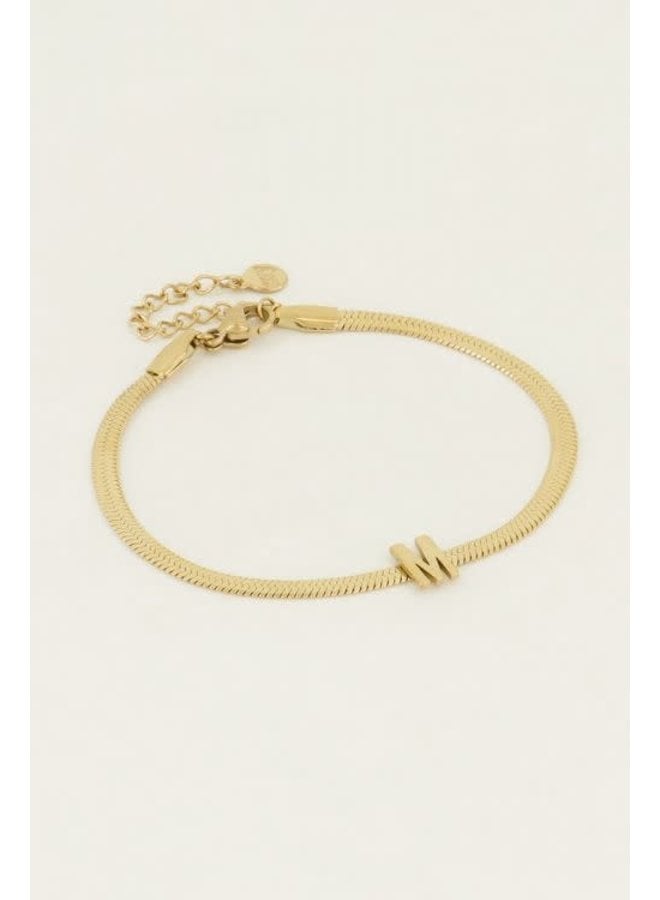 Armband The New Initial Goud