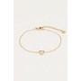 Armband Strass Hartje Goud