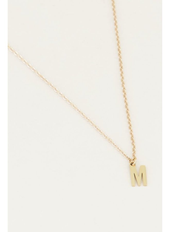 Ketting met Letter Goud