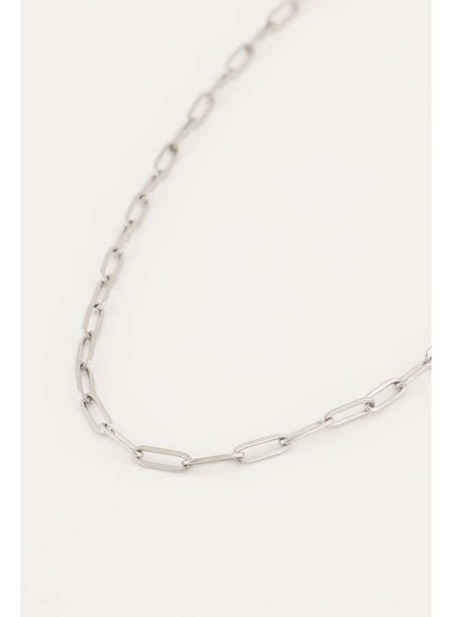 Ketting Schakels Zilver