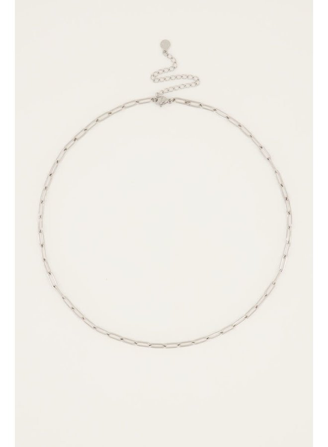 Ketting Schakels Zilver