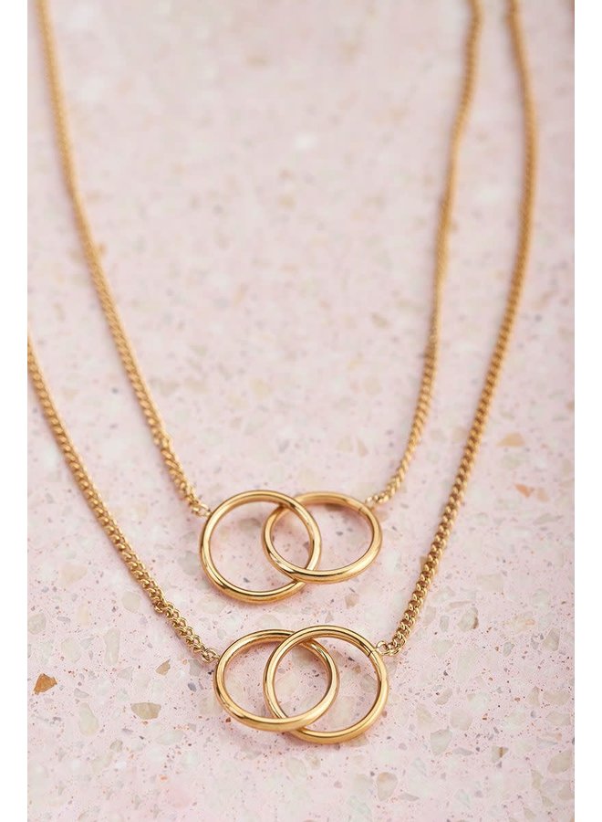 Forever Connected Kettingen Set Goud