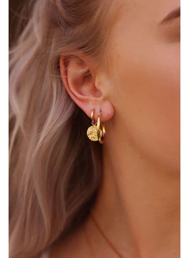 Oorringen Basic Klein Goud