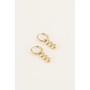 Oorringen met Drie Hartjes Goud
