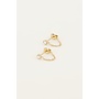 Oorbellen met Ketting & Steentje Goud