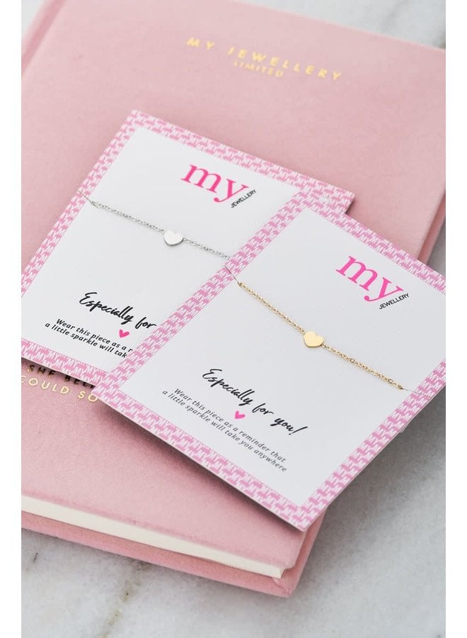 Armband Klein Hartje Goud