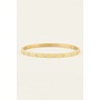 Bangle met Transparante Stenen Goud