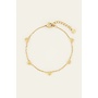 Armband met Hartjes Goud