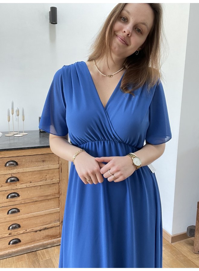 Maura Long Dress Blue