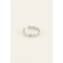 Ring met Vlecht Zilver