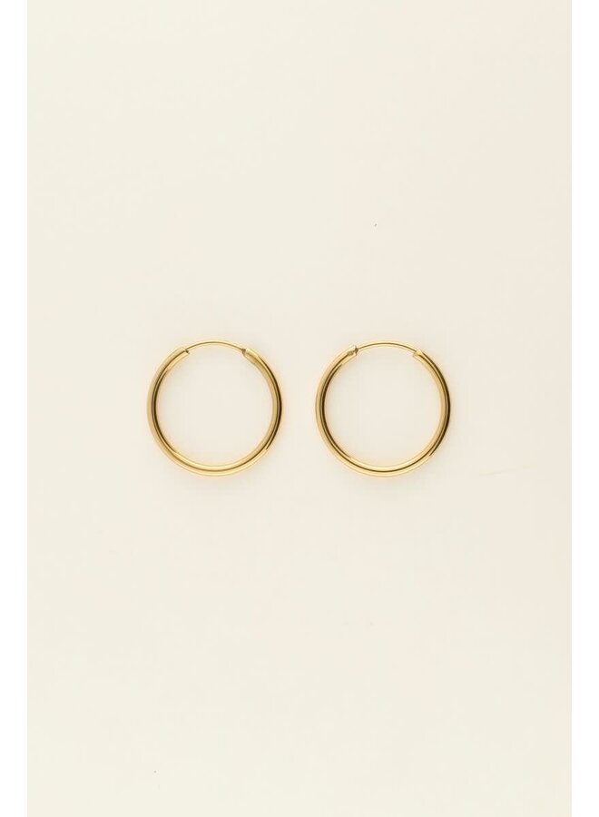 Basic Oorringen Small Goud