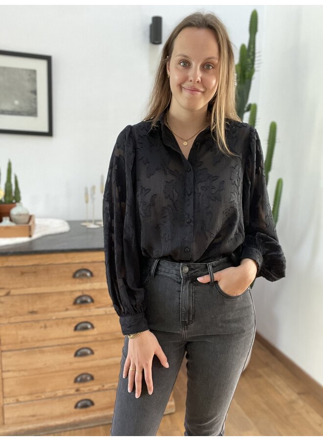 Valeria Blouse Black