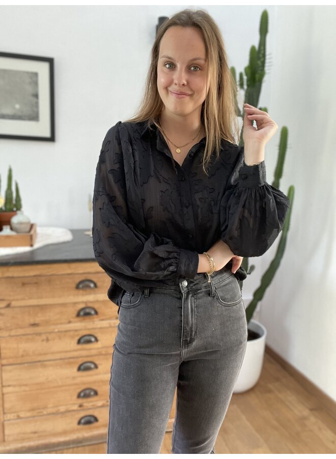 Valeria Blouse Black