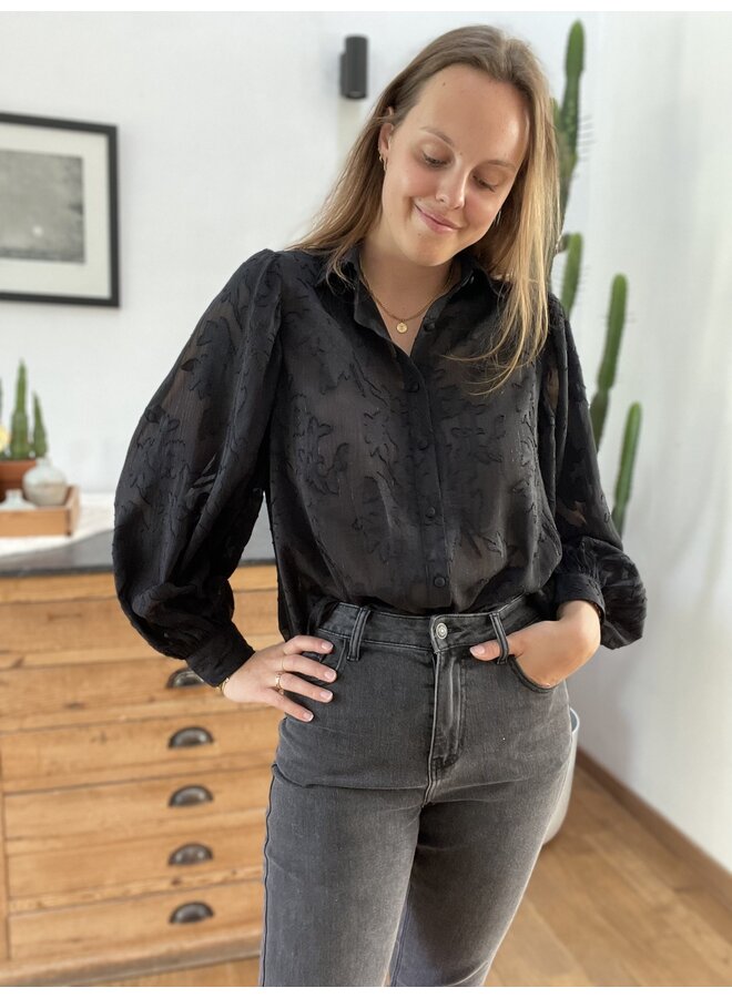 Valeria Blouse Black