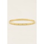 Bangle met Gegraveerde Hartjes Goud