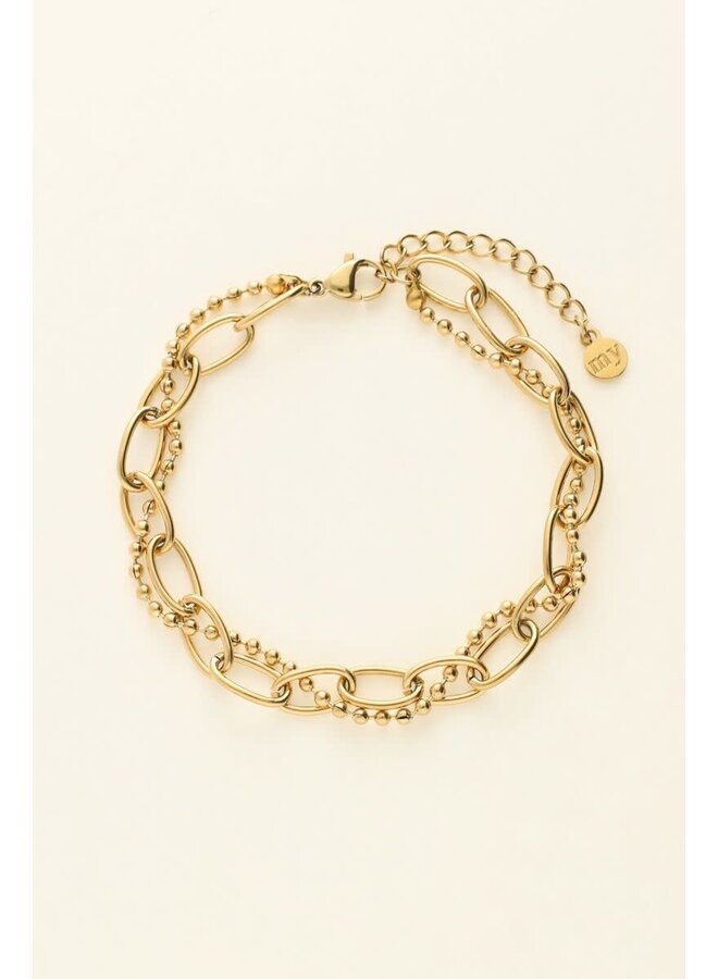 Armband met Dubbele Chain Goud