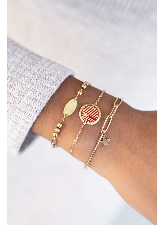 Armband met Bolletjes Goud