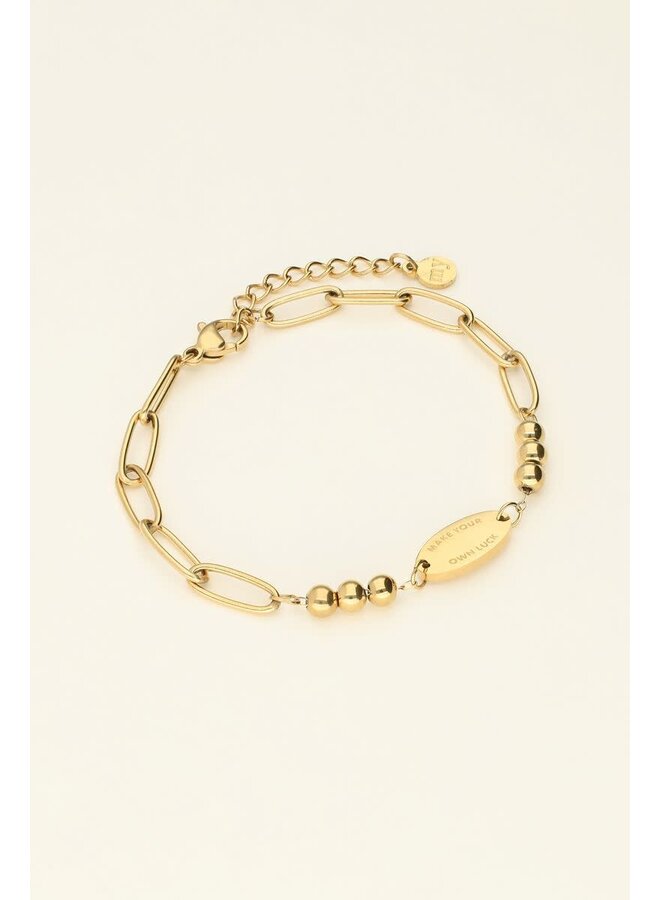 Armband met Bolletjes Goud