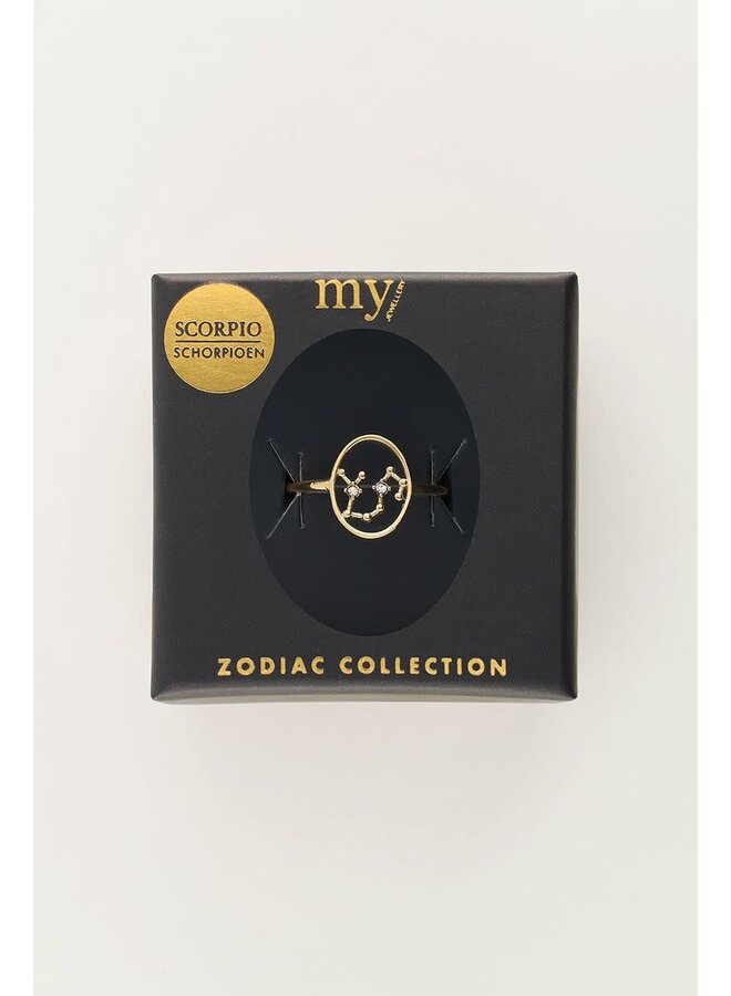 Zodiac Minimalistische Ring Goud