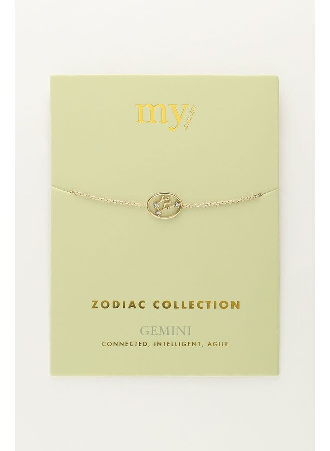 Zodiac Minimalistische Armband Goud