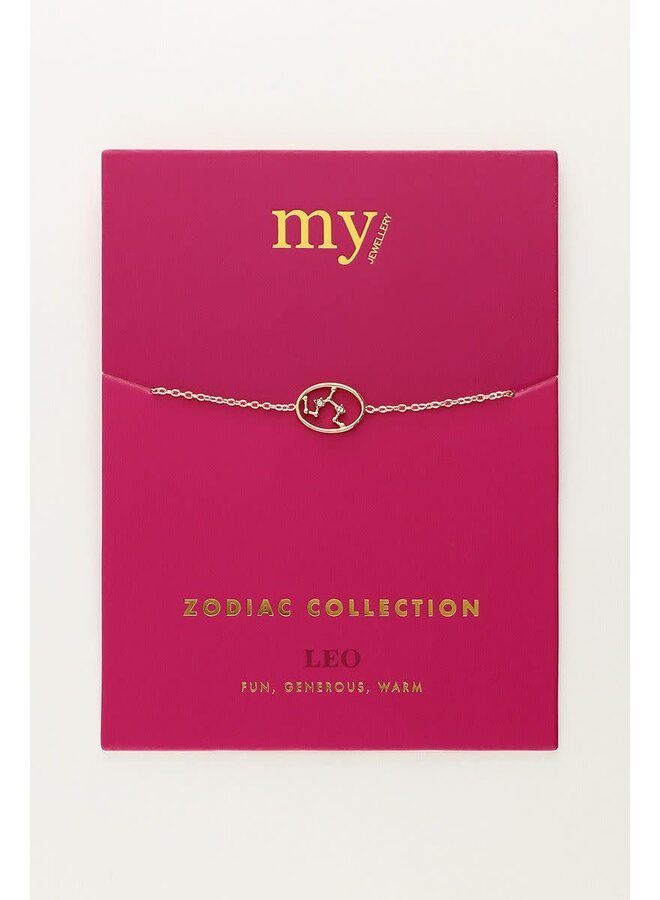 Zodiac Minimalistische Armband Goud