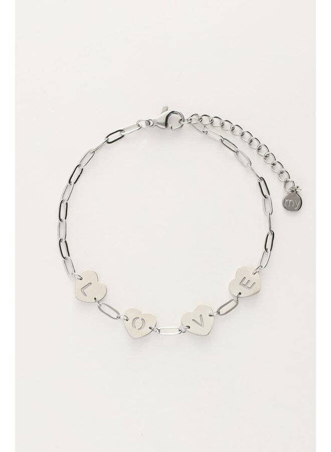 Armband Love Zilver