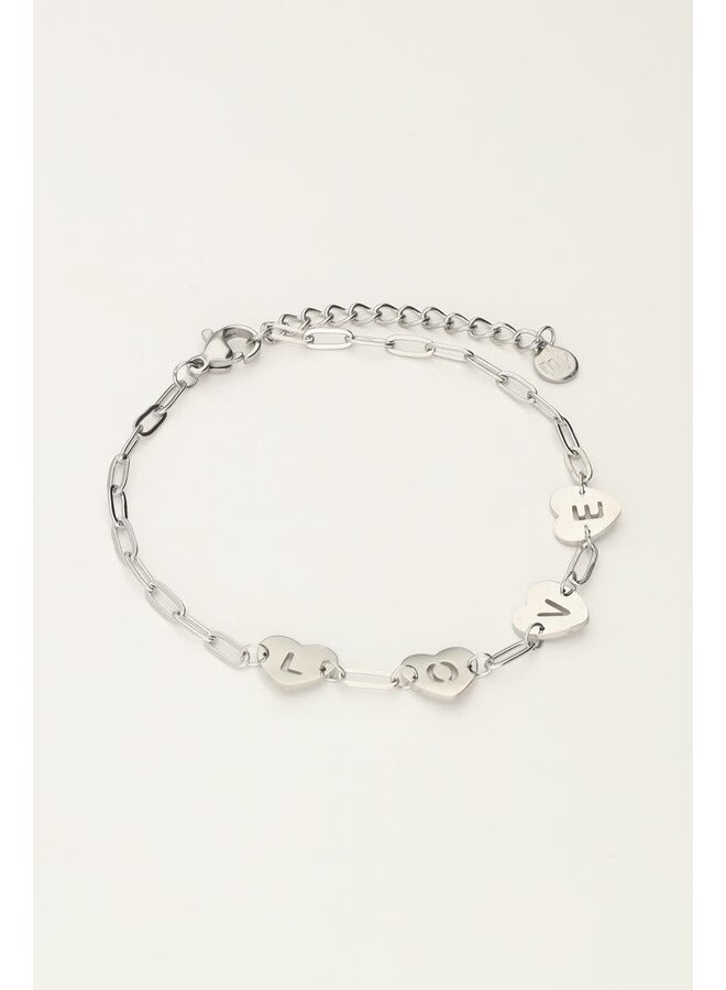 Armband Love Zilver