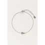 Armband met Munt & Strass Zilver