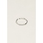 Minimalistische Ring met Bolletjes Zilver